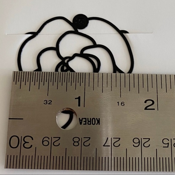 RARE CHANEL Camellia Metal Bookmark - Picture 9 of 9